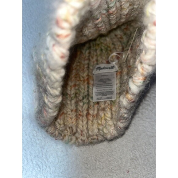 Madewell Chunky Pom-Pom Beanie.  fall tones Multicolor Warm - Picture 7 of 8